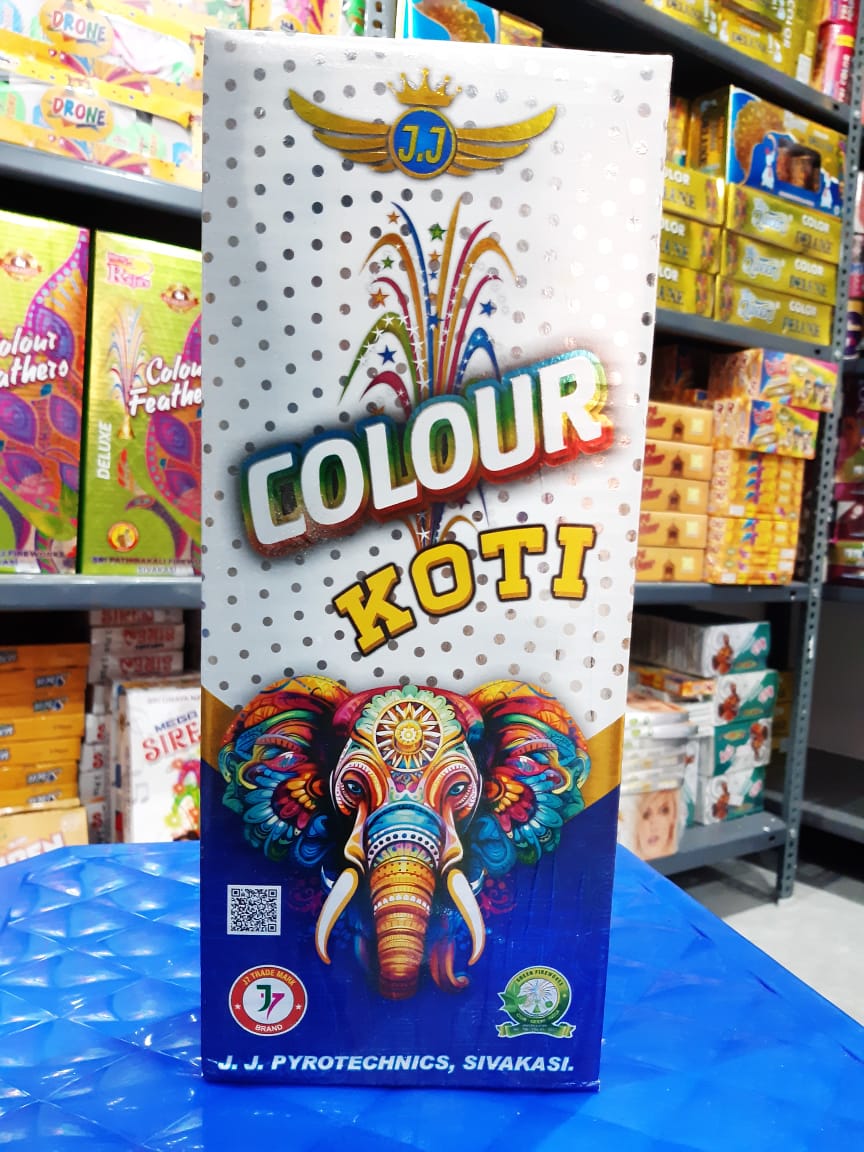 Colorful coluorkoti flower pots