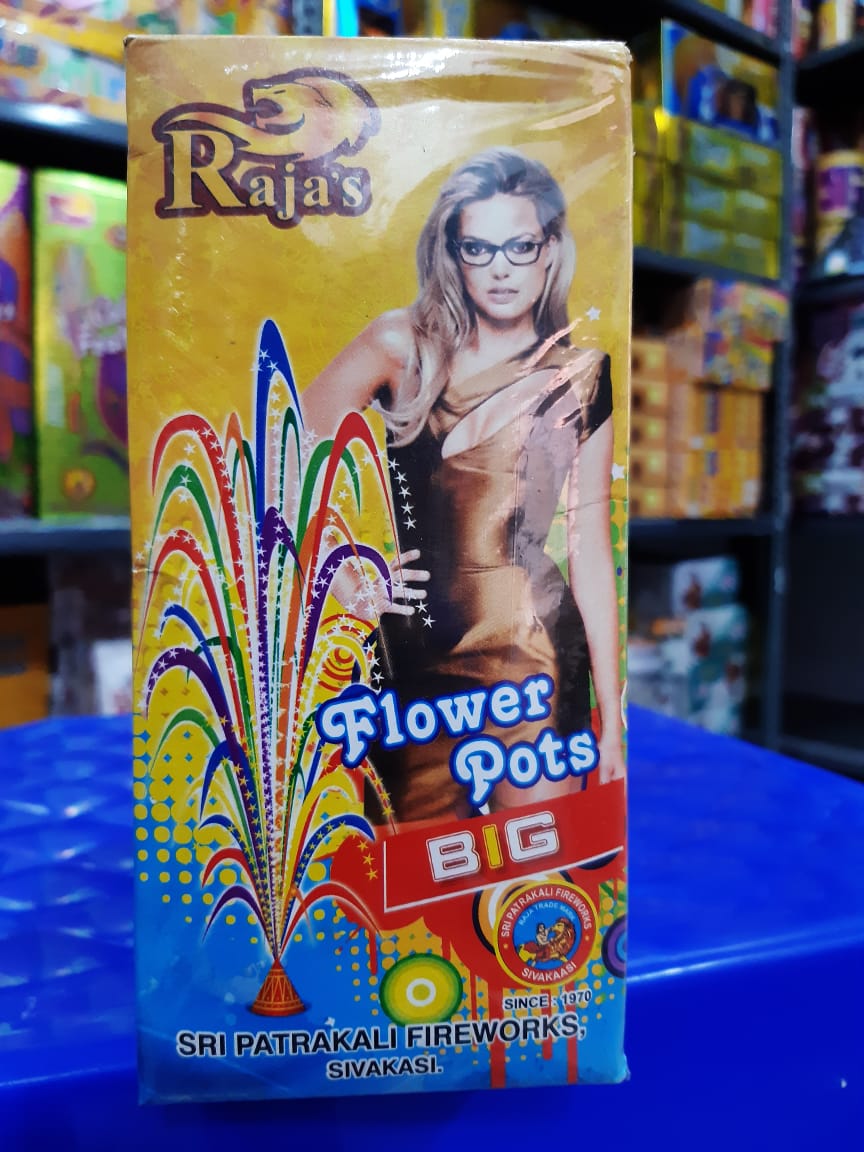 Large size flower pot crackers