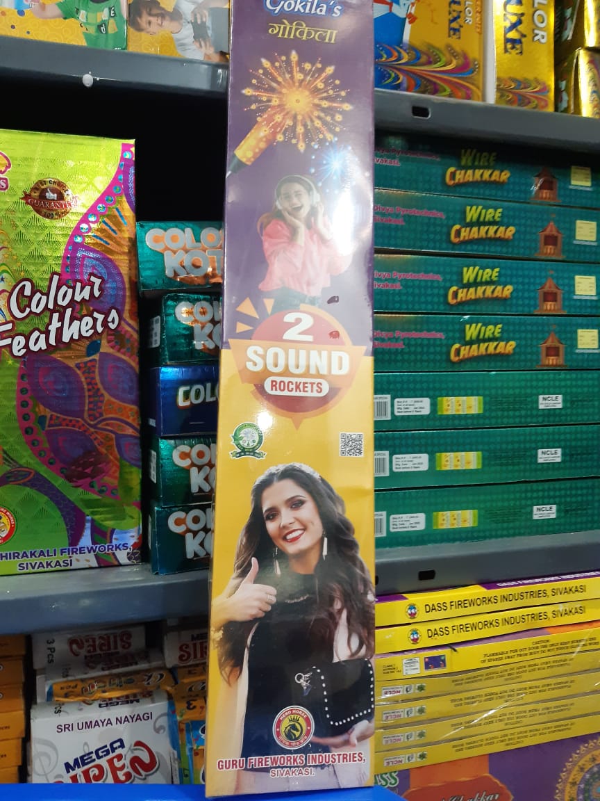 Dual sound rocket crackers