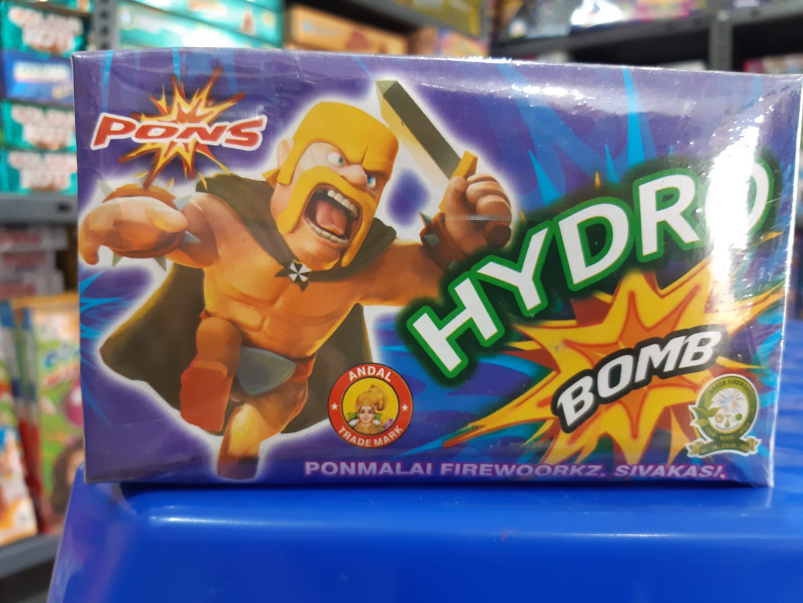 Water-resistant hydro bomb cracker